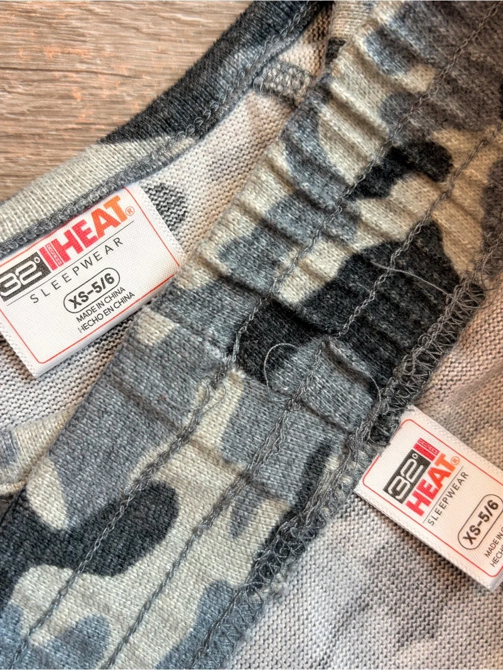 32 Degrees boys camo print pajama set